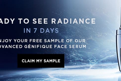 FREE Lancome Superior Génifique Face Serum pattern