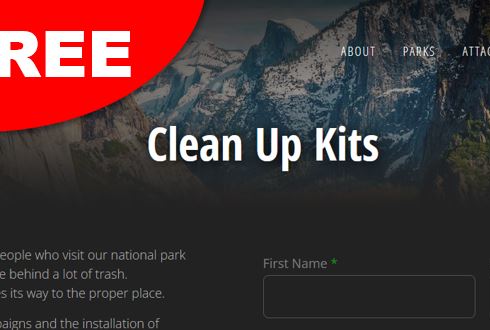 FREE Nationwide Park Clear Up Kits With Sunscreen, Luggage, Gloves, Hand Sanitizer & Extra