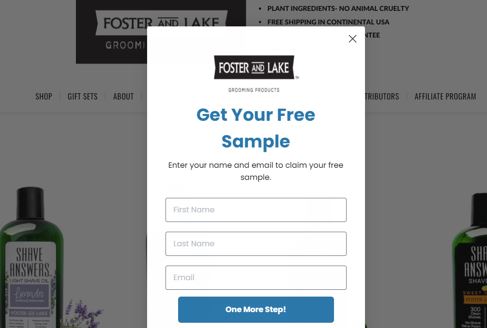 FREE Foster & Lake Grooming Merchandise Samples