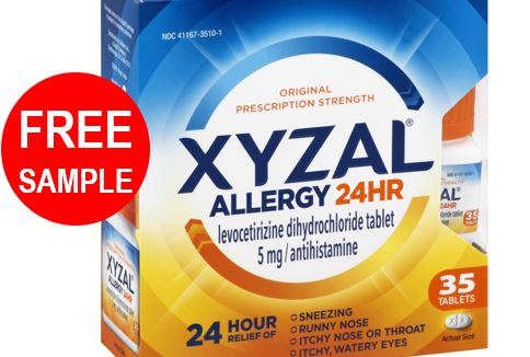 FREE Xyzal Allergy 24HR Pattern