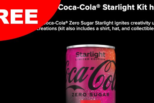 FREE Coca-Cola Starlight Package with Shirt, Hat and Collectibles