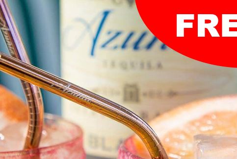 FREE Stainless Metal Straws from Azunia