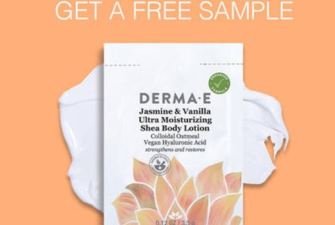 FREE Derma E Jasmine & Vanilla Physique Lotion Pattern