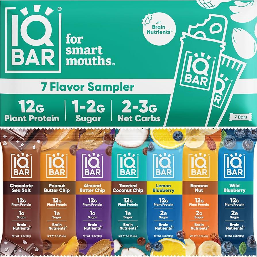 IQBAR Brain + Body Bars Review Smart Snacking or Sugar-Free Sadness